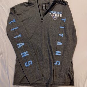 NFL Team Apparel Heather Gray Zip-Up